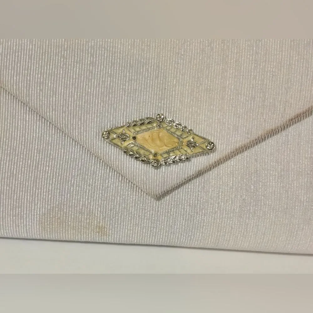 Andre Cellini Vintage Silk Evening Clutch Bag